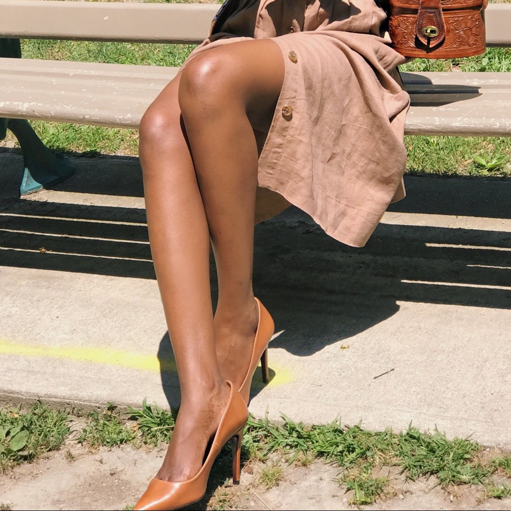 Zara brown pump in 39